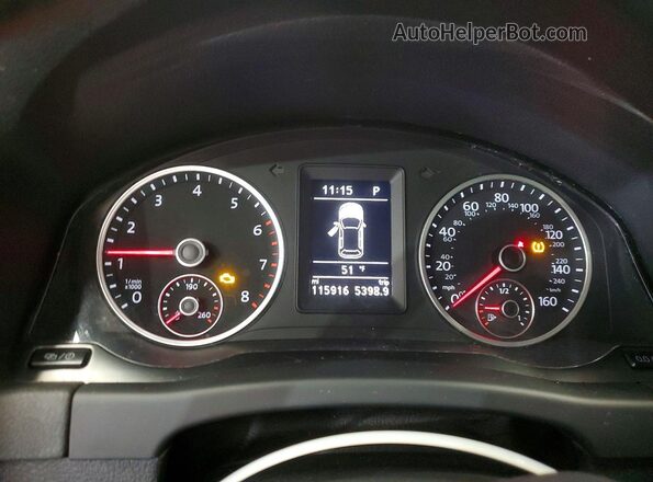 WVGBV7AX3GW609228 2016 VOLKSWAGEN TIGUAN Синий Вид задних сидений