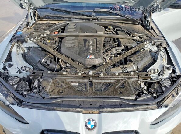 WBS33AY07NFM37814 2022 BMW M3 Gray Շարժիչի բաժամունքի տեսք