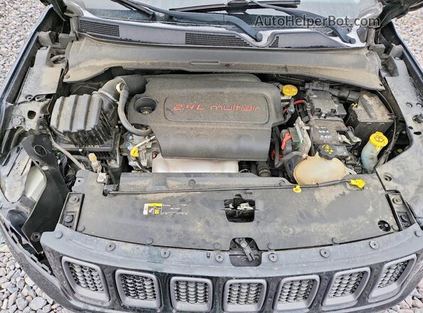 3C4NJDDB1HT624488 2017 JEEP COMPASS Black Vista de la etiqueta del VIN