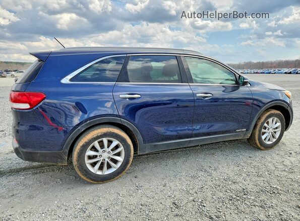 5XYPGDA53JG413697 2018 KIA SORENTO Синий Передняя правая четверть