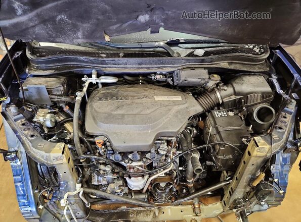 5FNYF8H95KB001295 2019 HONDA PASSPORT Синий Вид наклейки с VIN-кодом