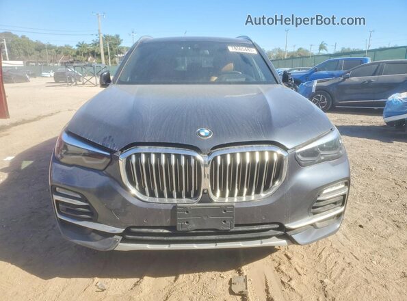 5UXCR6C08M9F08835 2021 BMW X5 Blue უკანა ხედი