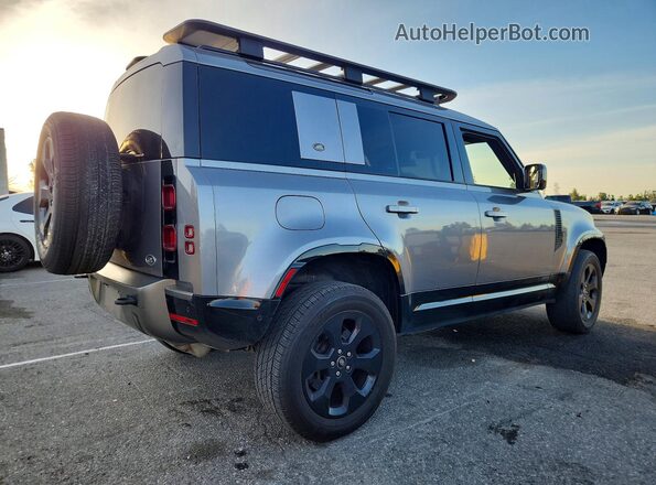 SALE27RU2M2040338 2021 LAND ROVER DEFENDER Серый Передняя правая четверть
