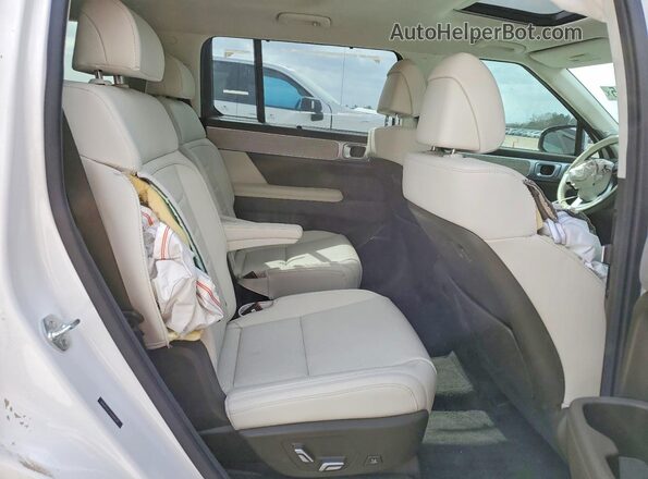 5NMP5DGL9SH080389 2025 HYUNDAI SANTA FE CALLIGRAPHY White უკანა სალონის ხედი