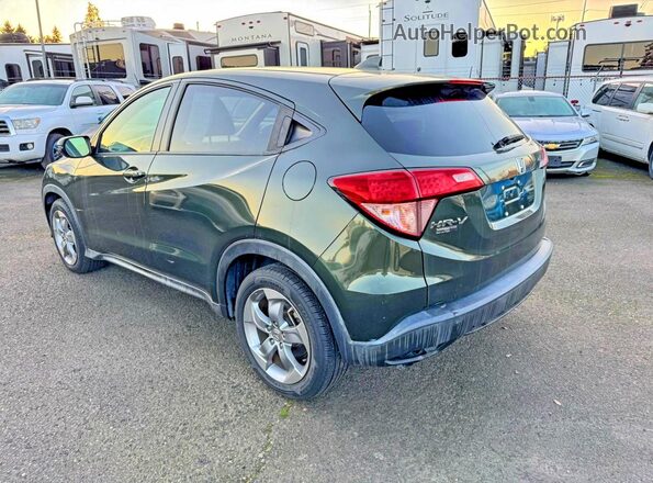 3CZRU5H55HM709616 2017 HONDA HR-V Green Przód prawy
