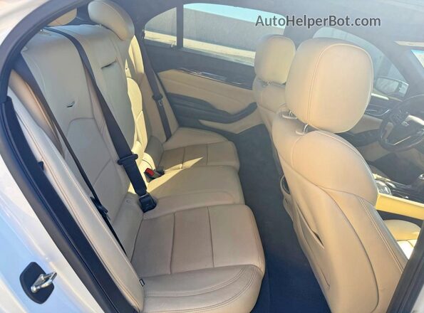 1G6AX5SS3K0143154 2019 CADILLAC CTS Белый Вид салона спереди