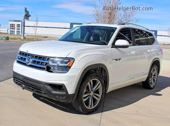1V2XR2CAXKC604336 2019 VOLKSWAGEN ATLAS Белый Задняя правая четверть