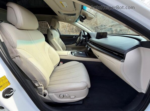 KMTGB4SC2NU092298 2022 GENESIS G80 Белый Вид сзади
