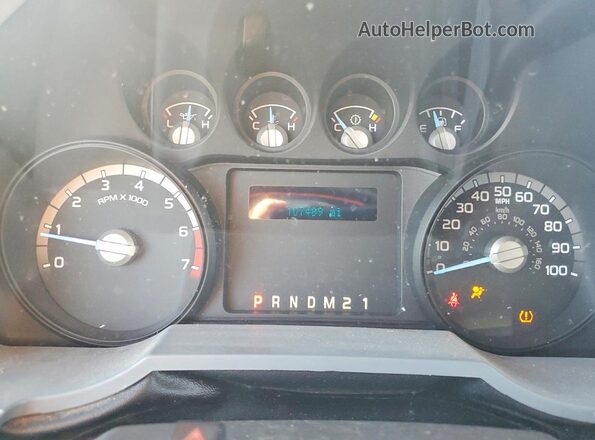 1FTBF2A66GEB35695 2016 FORD F250 Белый Вид щитка приборов