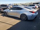 2016 Lexus Rc F Base Silver vin: JTHHP5BC8G5004960
