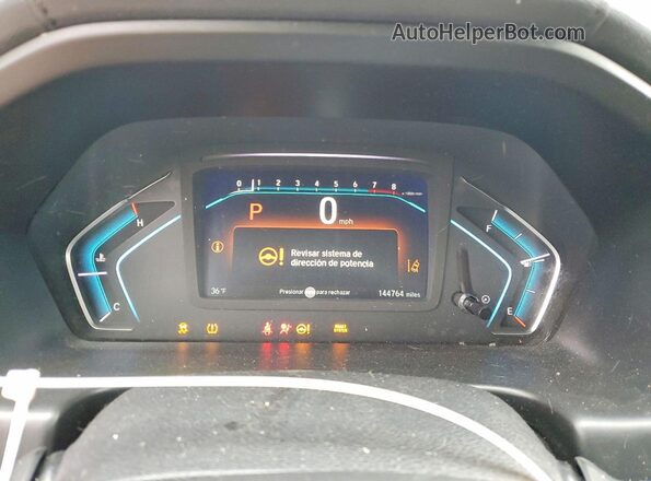 5FNRL6H79JB104119 2018 HONDA ODYSSEY White Vista del cuadro de instrumentos