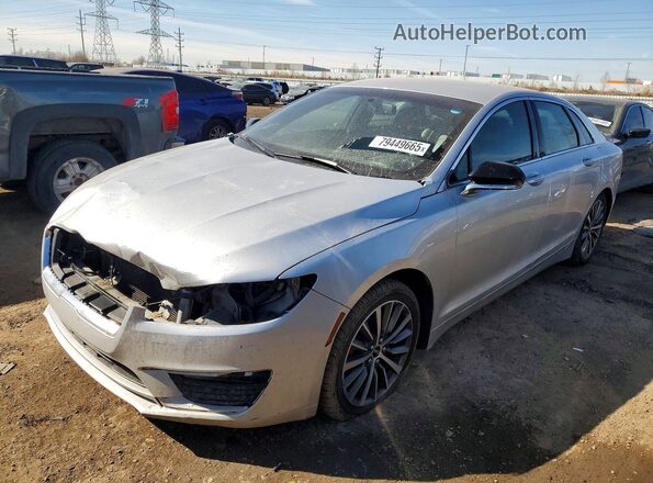 3LN6L5A96HR657467 2017 LINCOLN MKZ Серебряный Задняя левая четверть