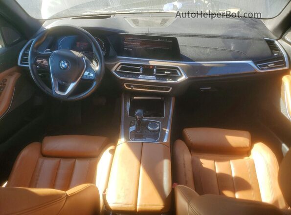 5UXCR6C08M9F08835 2021 BMW X5 Blue ხელსაწყოთა პანელის ხედი