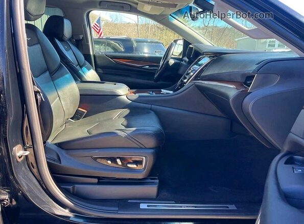 1GYS4GKJ0JR215185 2018 CADILLAC ESCALADE Черный Вид сзади