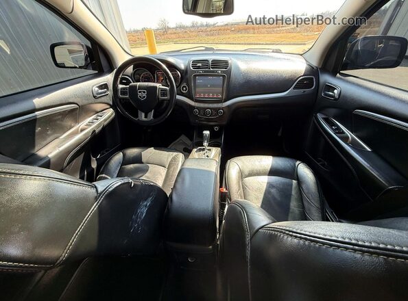3C4PDCGB6HT551995 2017 DODGE JOURNEY Black Rear seats view