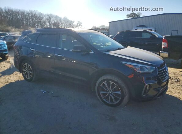 KM8SN4HF4HU197684 2017 HYUNDAI SANTA Blue Vista frontal
