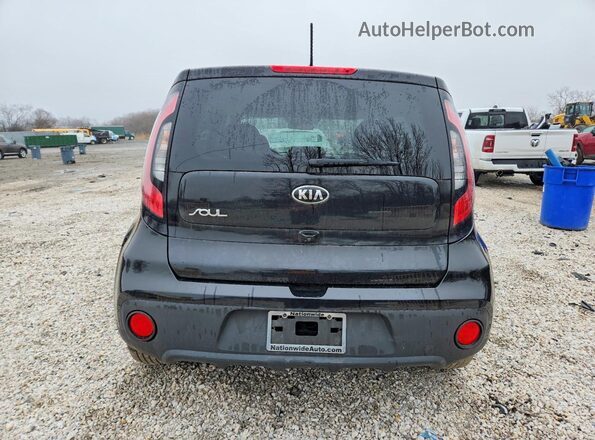 KNDJN2A24K7669254 2019 KIA SOUL Черный Вид салона спереди