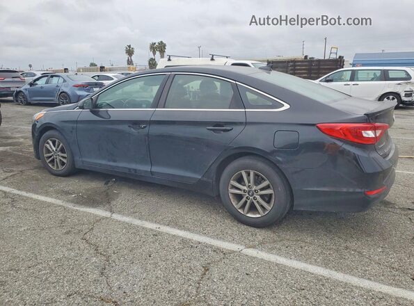 5NPE24AF2GH398481 2016 HYUNDAI SONATA Black Tył lewy