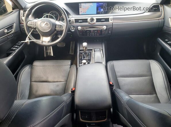 JTHBZ1BL4JA015896 2018 LEXUS GS Черный Вид щитка приборов