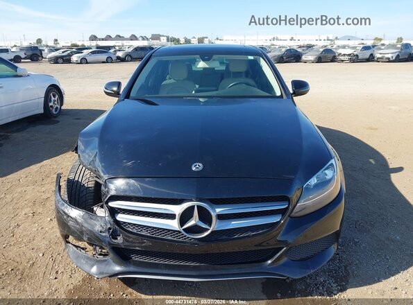 55SWF4JB0JU254471 2018 MERCEDES-BENZ C-CLASS Black Instrument cluster view