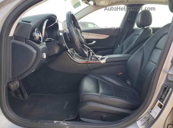 55SWF4JB1GU144490 2016 MERCEDES-BENZ C Silver Widok wnętrza z przodu