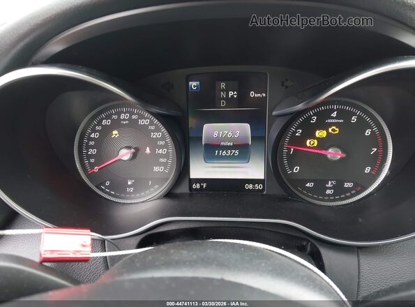 55SWF4JB1HU181332 2017 MERCEDES-BENZ C-CLASS Gray Vista de los asientos traseros