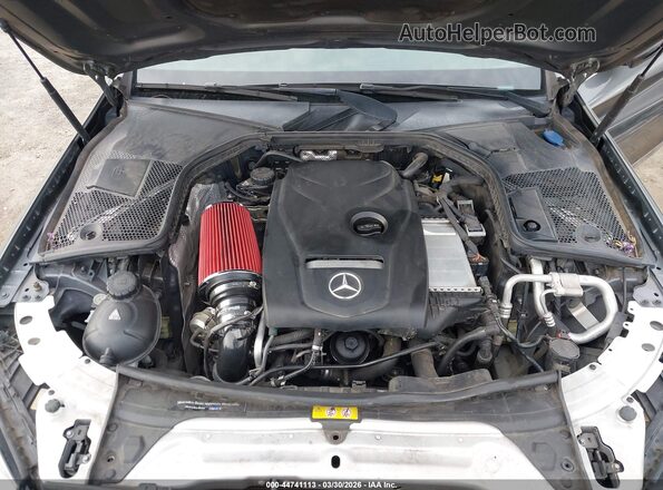 55SWF4JB1HU181332 2017 MERCEDES-BENZ C-CLASS Gray Vista trasera