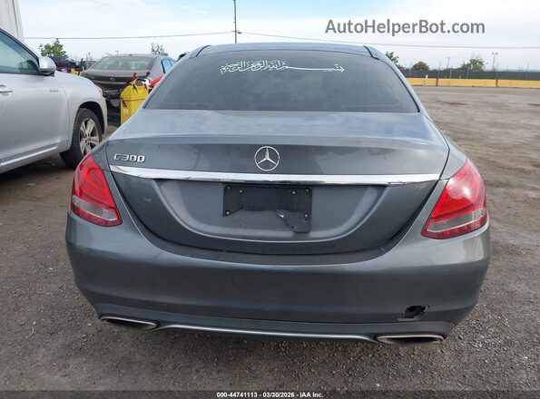 55SWF4JB1HU181332 2017 MERCEDES-BENZ C-CLASS Gray 