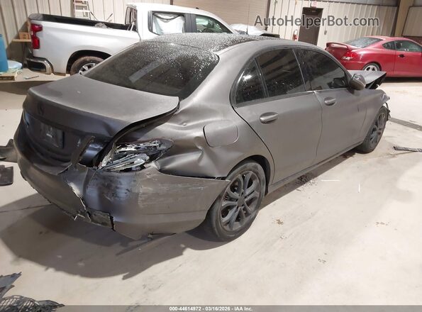 55SWF4JB1HU199071 2017 MERCEDES-BENZ C-CLASS Gray Задня права чверть
