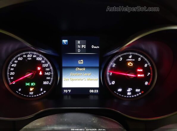 55SWF4JB1HU199071 2017 MERCEDES-BENZ C-CLASS Gray Вид задніх сидінь