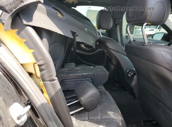 55SWF4JB2JU274043 2018 MERCEDES-BENZ C Black Rear seats view