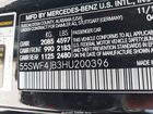2017 Mercedes-benz C 300   Black vin: 55SWF4JB3HU200396
