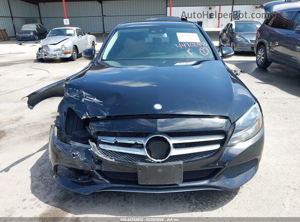 55SWF4JB3HU200396 2017 MERCEDES-BENZ C-CLASS Black Սալոնի հետևի տեսք