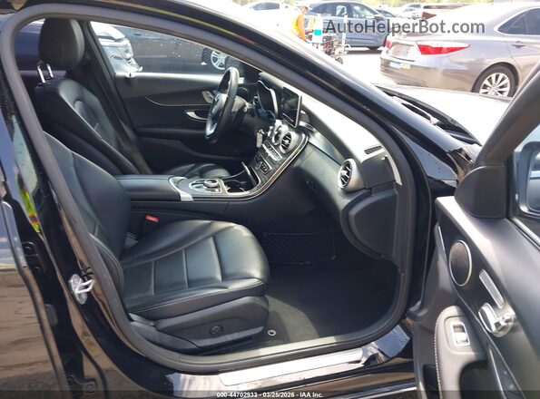 55SWF4JB3HU200396 2017 MERCEDES-BENZ C-CLASS Black Սալոնի դիմացի տեսք