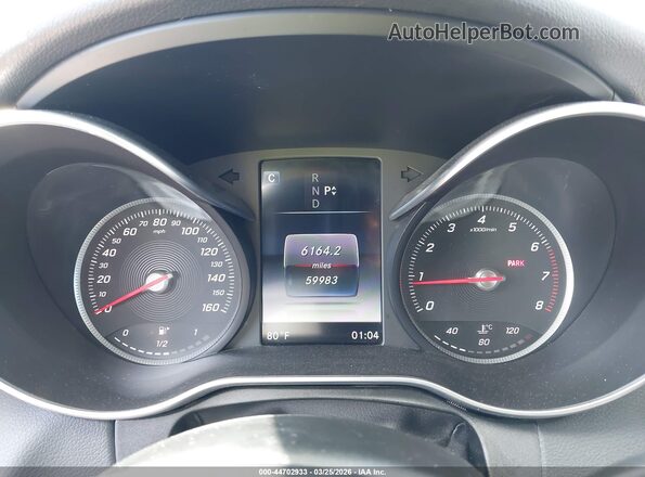 55SWF4JB3HU200396 2017 MERCEDES-BENZ C-CLASS Black Հետևի նստատեղերի տեսք