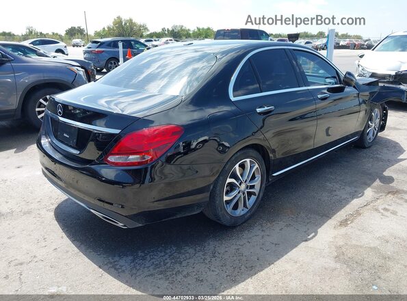 55SWF4JB3HU200396 2017 MERCEDES-BENZ C-CLASS Black Հետևի աջ