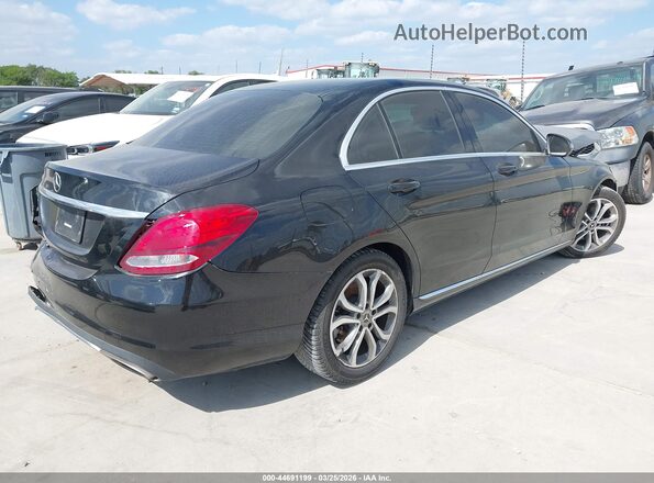 55SWF4JB3HU217599 2017 MERCEDES-BENZ C-CLASS Black Rear right