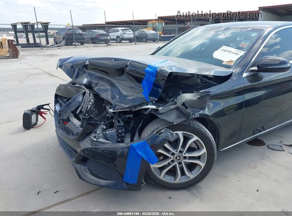 55SWF4JB3HU217599 2017 MERCEDES-BENZ C-CLASS Black Front view