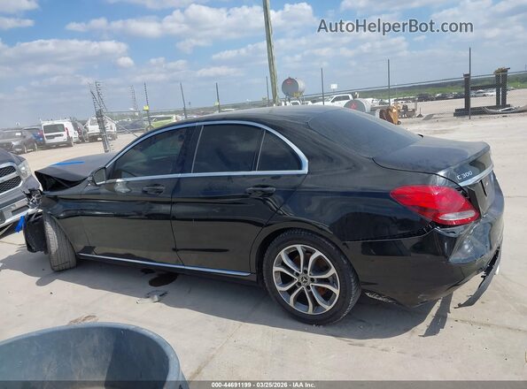 55SWF4JB3HU217599 2017 MERCEDES-BENZ C-CLASS Black Rear interior view