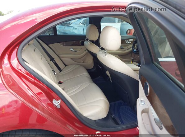 55SWF4JB4GU123536 2016 MERCEDES-BENZ C-CLASS Red VIN կոդի պիտակի տեսք