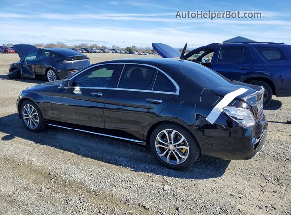55SWF4JB5GU167996 2016 MERCEDES-BENZ C Black Задня ліва чверть