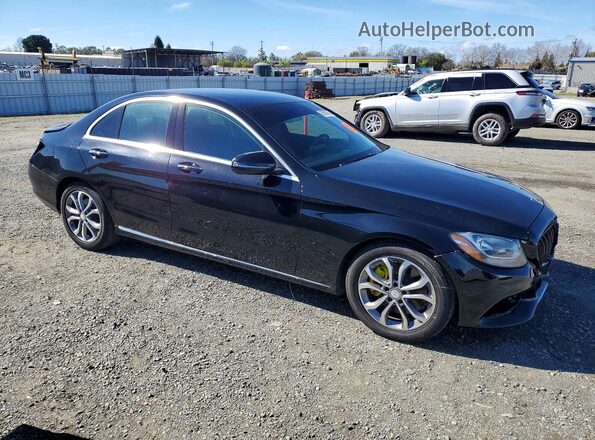 55SWF4JB5GU167996 2016 MERCEDES-BENZ C Black Передня права чверть