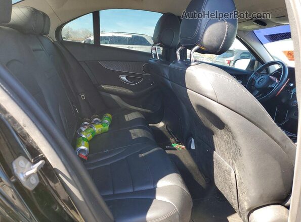 55SWF4JB5GU167996 2016 MERCEDES-BENZ C Black Вид задніх сидінь