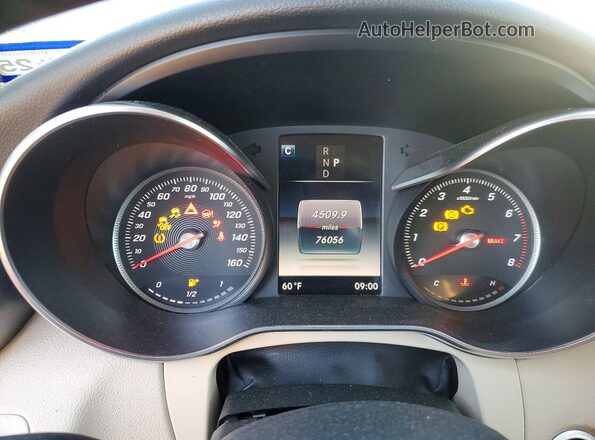 55SWF4JB5JU268379 2018 MERCEDES-BENZ C White Vista del cuadro de instrumentos