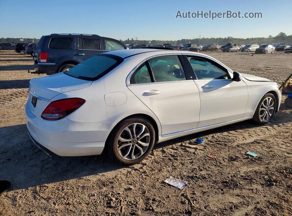55SWF4JB5JU268379 2018 MERCEDES-BENZ C White Trasero derecho