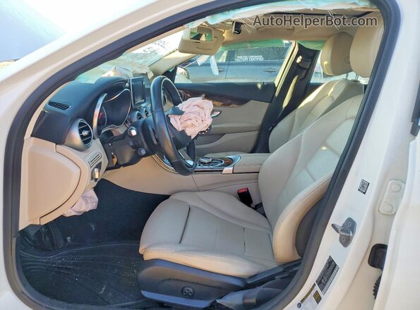 55SWF4JB5JU268379 2018 MERCEDES-BENZ C White Vista interior delantera