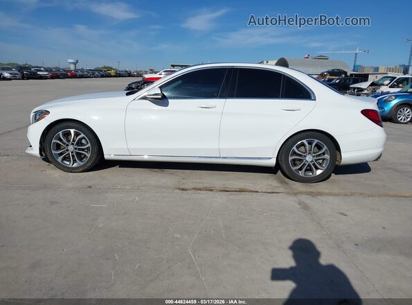 55SWF4JB7GU130304 2016 MERCEDES-BENZ C-CLASS White Vista interior de 360 grados