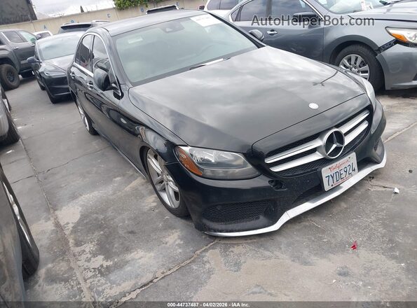 55SWF4JB7HU205844 2017 MERCEDES-BENZ C-CLASS Black Delantero derecho