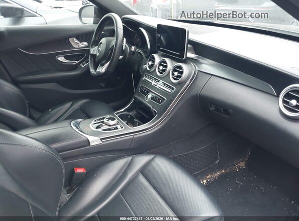 55SWF4JB7HU205844 2017 MERCEDES-BENZ C-CLASS Black Vista interior delantera