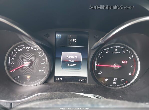 55SWF4JB7HU205844 2017 MERCEDES-BENZ C-CLASS Black Vista de los asientos traseros